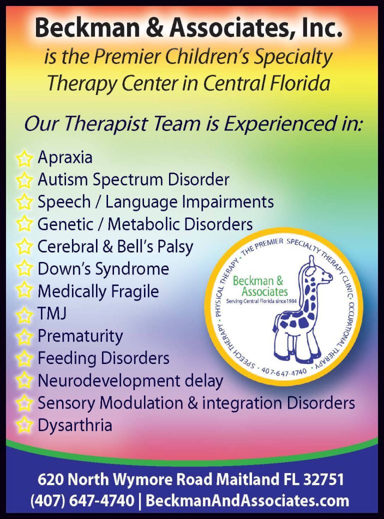 Special Needs Map of Greater Orlando Giant Locator Map Company